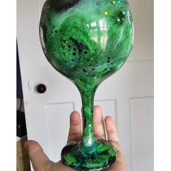 Wizarding School Gin Glass