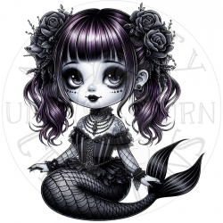 UVDTF - Mermaid Dark Gothic...