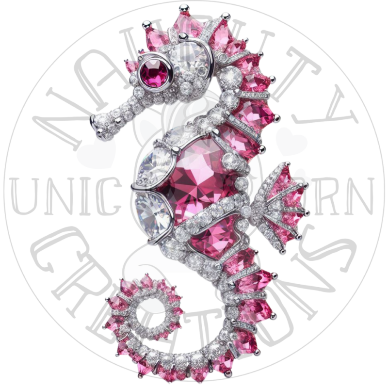 UVDTF - Seahorses (Medium 3-4 Inch)