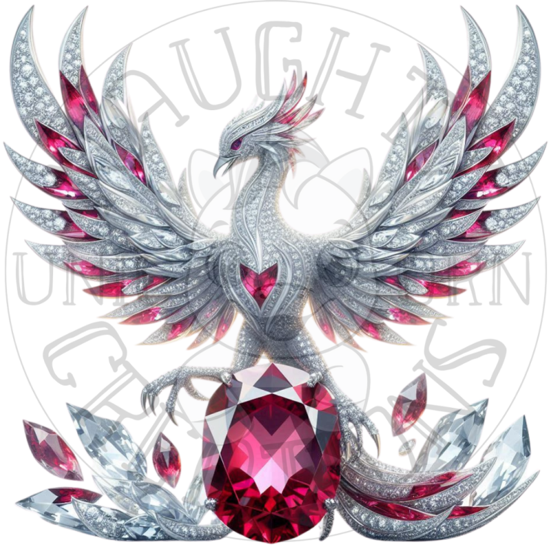 UVDTF - Phoenix Gemstones (Medium 3-4 Inch)