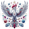 UVDTF - Phoenix Gemstones (Medium 3-4 Inch)