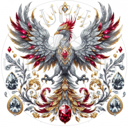 UVDTF - Phoenix Gemstones (Medium 3-4 Inch)