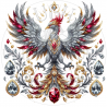 UVDTF - Phoenix Gemstones (Medium 3-4 Inch)