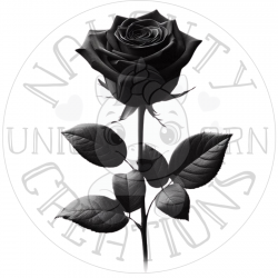 UVDTF - Roses Flowers (Medium 3-4 Inch)