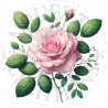 UVDTF - Roses Flowers (Medium 3-4 Inch)
