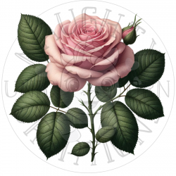 UVDTF - Roses Flowers (Medium 3-4 Inch)