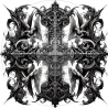 UVDTF - Gothic Crosses and Wings (Medium 3-4 Inch)