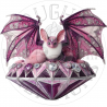 UVDTF - Bats Velvet and Gemstones (Medium 3-4 Inch)