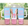 Blue and Pink Rope Bunny 40oz Tumbler