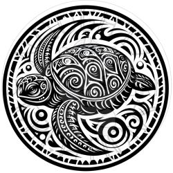 UVDTF - Turtles Symbols and Mandalas (Medium 3-4 Inch)