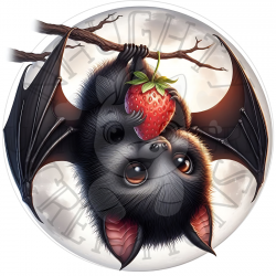 UVDTF - Bats Cute / Halloween (Medium 3-4 Inch)
