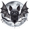 UVDTF - Bats Cute / Halloween (Medium 3-4 Inch)