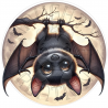 UVDTF - Bats Cute / Halloween (Medium 3-4 Inch)