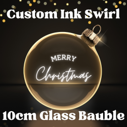 Custom 10cm Bauble Resin Art