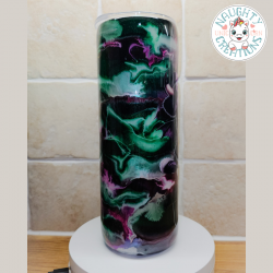 copia de copia de copia de copia de copia de copia de copia de copia de copia de RTS - Swear Bears Neon Ink Swirl 30oz Curve Tum