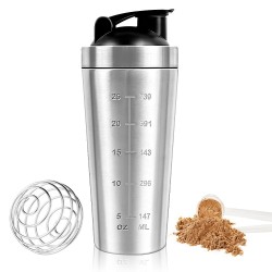 25oz Protein Shaker with...