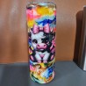 copie de copie de copie de copie de copie de copie de copie de RTS - Swear Bears Neon Ink Swirl 30oz Curve Tumbler
