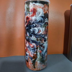 copie de copie de copie de copie de copie de RTS - Swear Bears Neon Ink Swirl 30oz Curve Tumbler