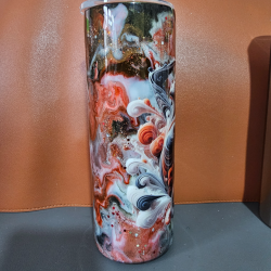 copie de copie de copie de copie de copie de RTS - Swear Bears Neon Ink Swirl 30oz Curve Tumbler