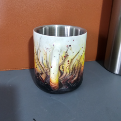 copie de copie de copie de copie de copie de copie de copie de copie de RTS - Swear Bears Neon Ink Swirl 30oz Curve Tumbler