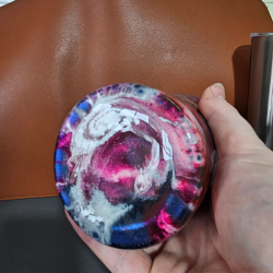 RTS - Purple Galaxy Ink Swirl 30oz Tumbler