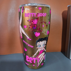 copie de copie de RTS - Green & Copper Ink Swirl 30oz Tumbler