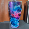 copie de copie de RTS - Green & Copper Ink Swirl 30oz Tumbler