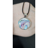 Fairywing Whispers - Handmade Fluid Art Necklace
