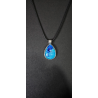 copie de copie de copie de Celestial Tear - Handmade Fluid Art Necklace