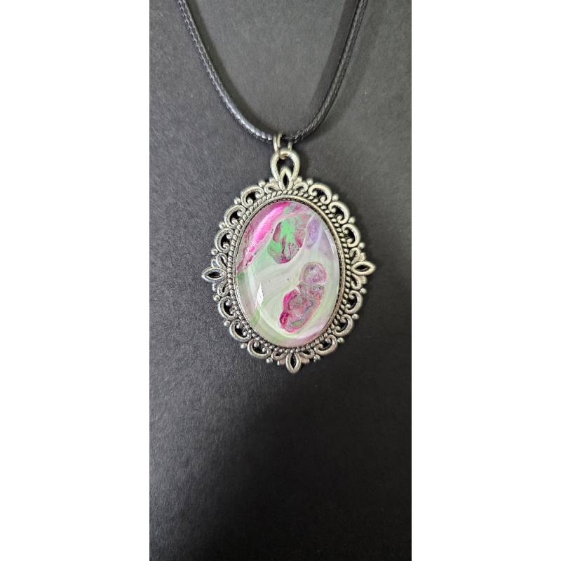 copie de copie de copie de copie de Celestial Tear - Handmade Fluid Art Necklace