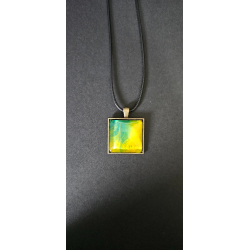 copie de copie de Celestial Tear - Handmade Fluid Art Necklace