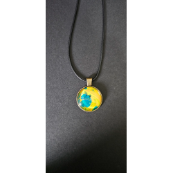 copie de copie de copie de Celestial Tear - Handmade Fluid Art Necklace