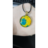 copie de copie de copie de Celestial Tear - Handmade Fluid Art Necklace