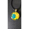 copie de copie de copie de Celestial Tear - Handmade Fluid Art Necklace