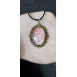 copie de copie de copie de copie de copie de copie de Celestial Tear - Handmade Fluid Art Necklace