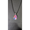 copie de copie de copie de copie de copie de copie de copie de Celestial Tear - Handmade Fluid Art Necklace