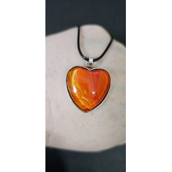 Ember - Handmade Fluid Art Necklace