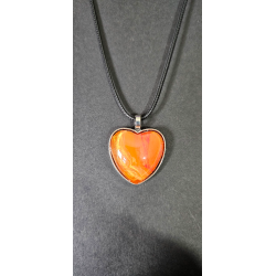 Ember - Handmade Fluid Art Necklace