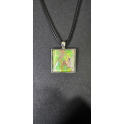 copie de copie de copie de copie de copie de copie de copie de copie de copie de Celestial Tear - Handmade Fluid Art Necklace