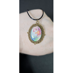 Fleur - Handmade Fluid Art Necklace