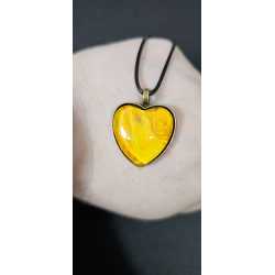Solaris - Handmade Fluid Art Necklace