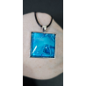 Oceans Embrace - Handmade Fluid Art Necklace