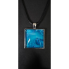 Oceans Embrace - Handmade Fluid Art Necklace