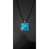 Oceans Embrace - Handmade Fluid Art Necklace