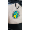 copie de copie de copie de copie de copie de Celestial Tear - Handmade Fluid Art Necklace