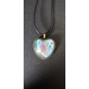 Celestial Heart - Handmade Fluid Art Necklace