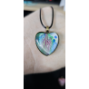 Celestial Heart - Handmade Fluid Art Necklace