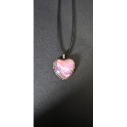Rose Bloom - Handmade Fluid Art Necklace