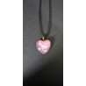 Rose Bloom - Handmade Fluid Art Necklace