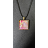 Ocre Roots - Handmade Fluid Art Necklace